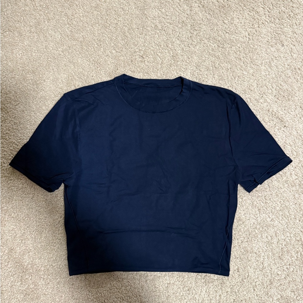 lululemon athletica Navy Short Sleeve Tee